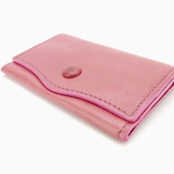 Bottega Veneta Wallet Purse Intrecciato Pink Woman Authentic Used Y4772 - Picture 3 of 6
